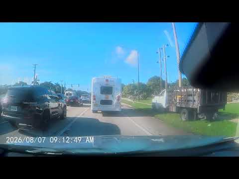 Dashcam Captures Florida Man Doing Something NO Driver Should Attempt
