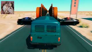 BeamNG.Drive Car Testing drive tracks UAZ