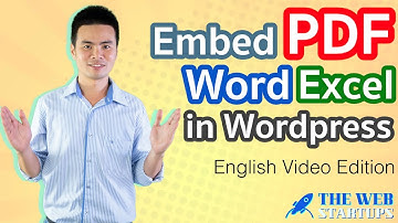 How to embed PDF Word Excel in Wordpress Website 😎