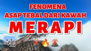 🔴 GATOTKACA MEREKAM AKTIVITAS KEPULAN ASAP YANG MUNCUL DARI TENGAH KAWAH MERAPI‼️😱😱😱😱