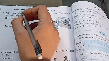 EM STD 4 SUB MATHS CH 11 TABLES AND SHARES