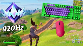 [ASMR] 😴 Fortnite UNREAL RANK Gameplay 💤 Satisfying Keyboard Fortnite 360 FPS 4K