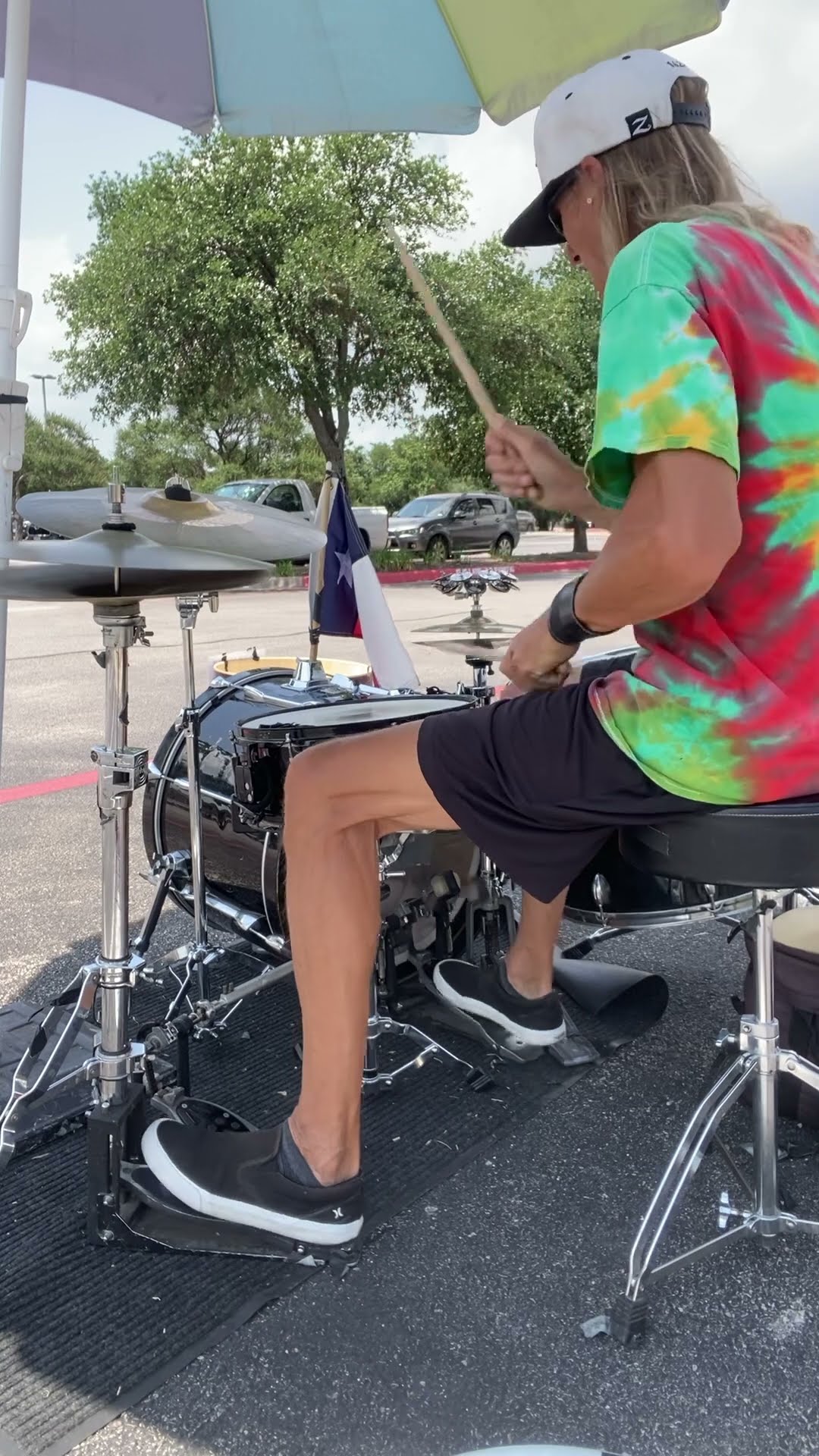dancehall Motorheadhunters - Brian Foster playing drums, July 26, 2025
