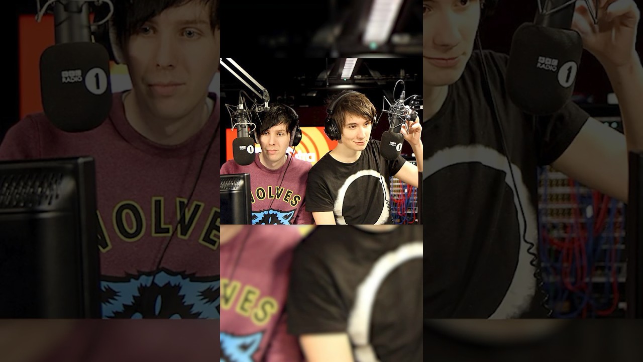 Dan and Phil’s RADIO SHOW?? #danandphil #shorts #danhowell #phillester