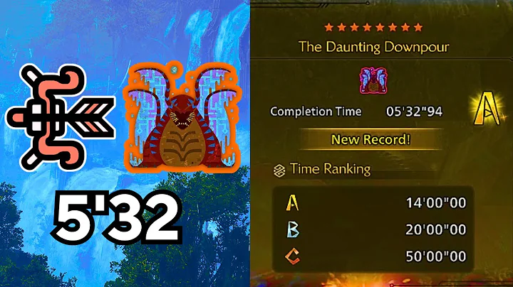 Arch-Tempered Uth Duna - Bow Solo 5'32 - Free Challenge Quest A-Rank | MHWilds