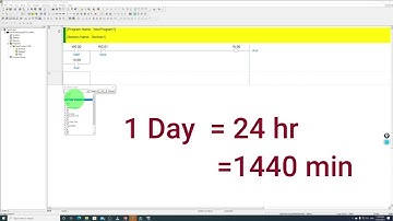 แก้ปัญหาตั้ง timer ใน PLC ให้นานๆ Counter to Timer in PLC