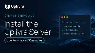 Install the Uplivra server on Ubuntu