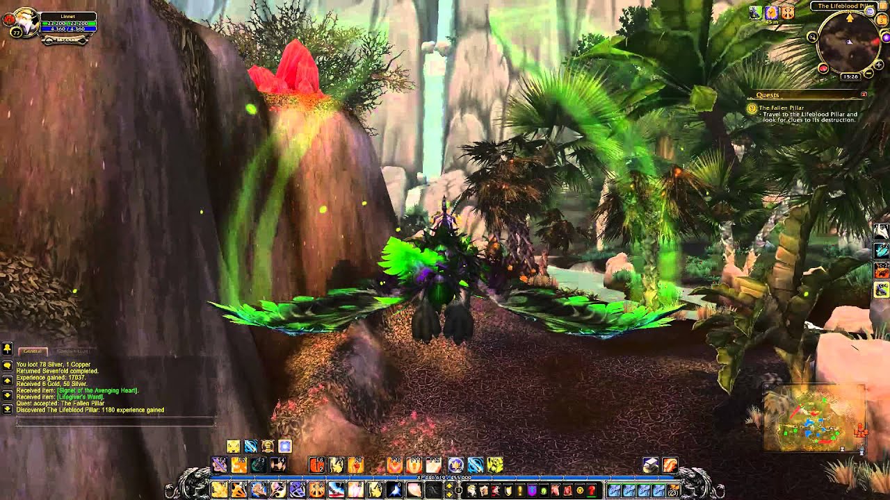 The Fallen Pillar Quest Playthrough - Sholazar Basin