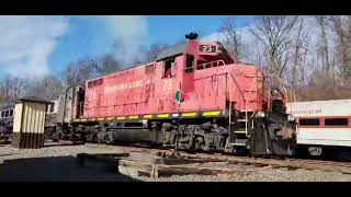 Nathan M3 on the M&E Railway Polar Express