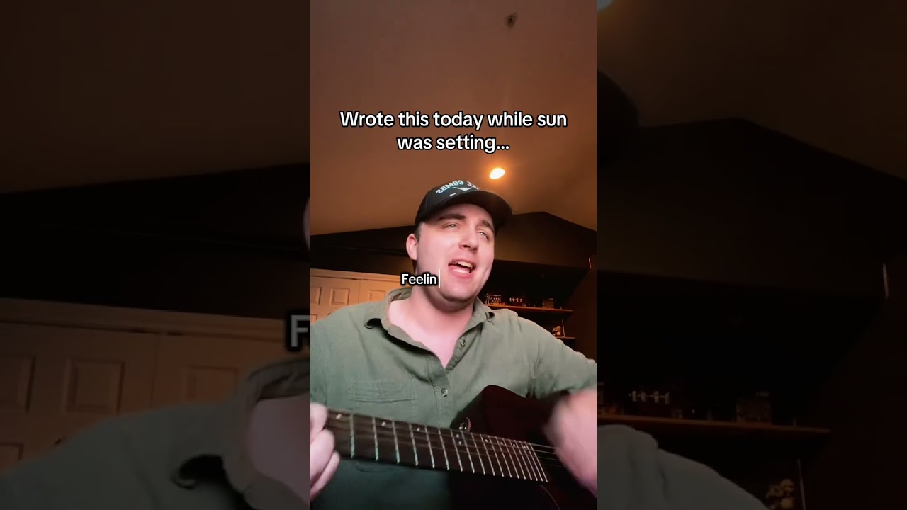 Wrote this while sun was setting… 