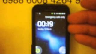 Motorola Defy Unlocked from Claro Honduras with a code from GSMLiberty.net. screenshot 3