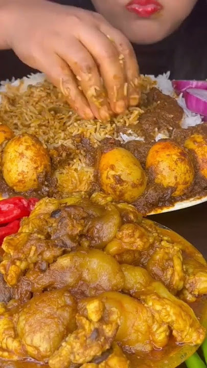 Egg curry, #asmrvideo #mukbang #eatingshow