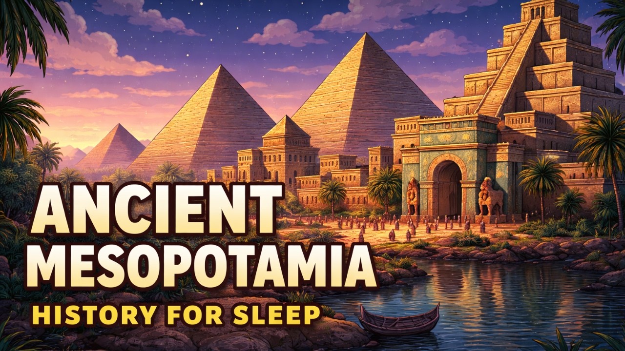The ENTIRE Story of Ancient Mesopotamia  Boring History For Sleep