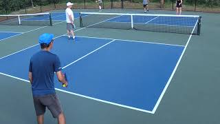 4.5 Pickleball :: Joe Spinale, Manny Chung vs Christie Domoracki, Marty