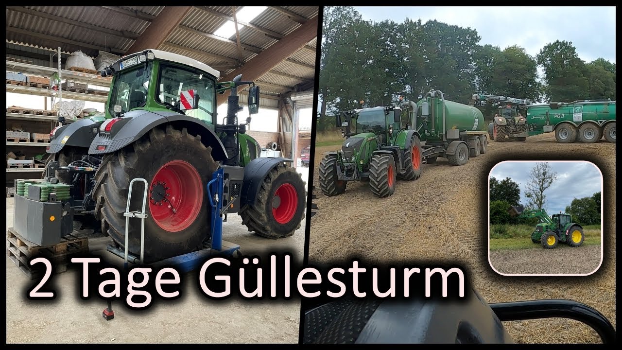 Lohnunternehmen Walter Schütt macht Kubik | Räderwechsel am 800er Fendt | LOHN VLOG 44