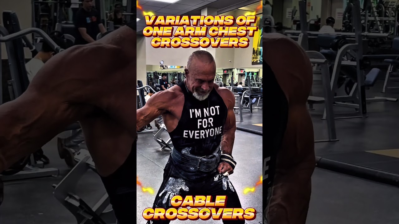 VARIATIONS OF THE ONE ARM CHEST CROSSOVER #chest #workout #motivation #workouttips #crossover