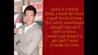 Glee - Jessies Girl (lyrics)