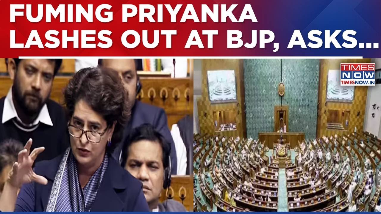 Priyanka Gandhi Questions 'Double Standards', Says 'Rahul Not Allowed To Quote Book But BJP MP Was'