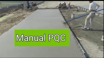 Manual PQC laying .Full video