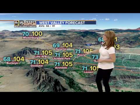 Temperatures expected to heat up (more) tomorrow!