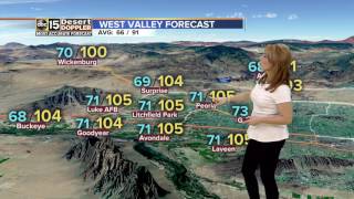 Temperatures expected to heat up (more) tomorrow!