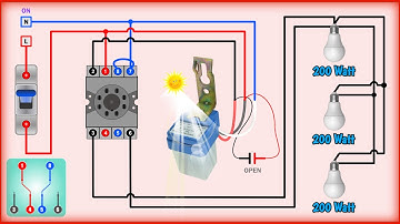 Photocell Connection with Relay || Electrical Simulation