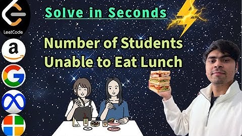 LeetCode 1700 | Number of Students Unable to Eat Lunch | Python Count vs Queue | AlgoYogi
