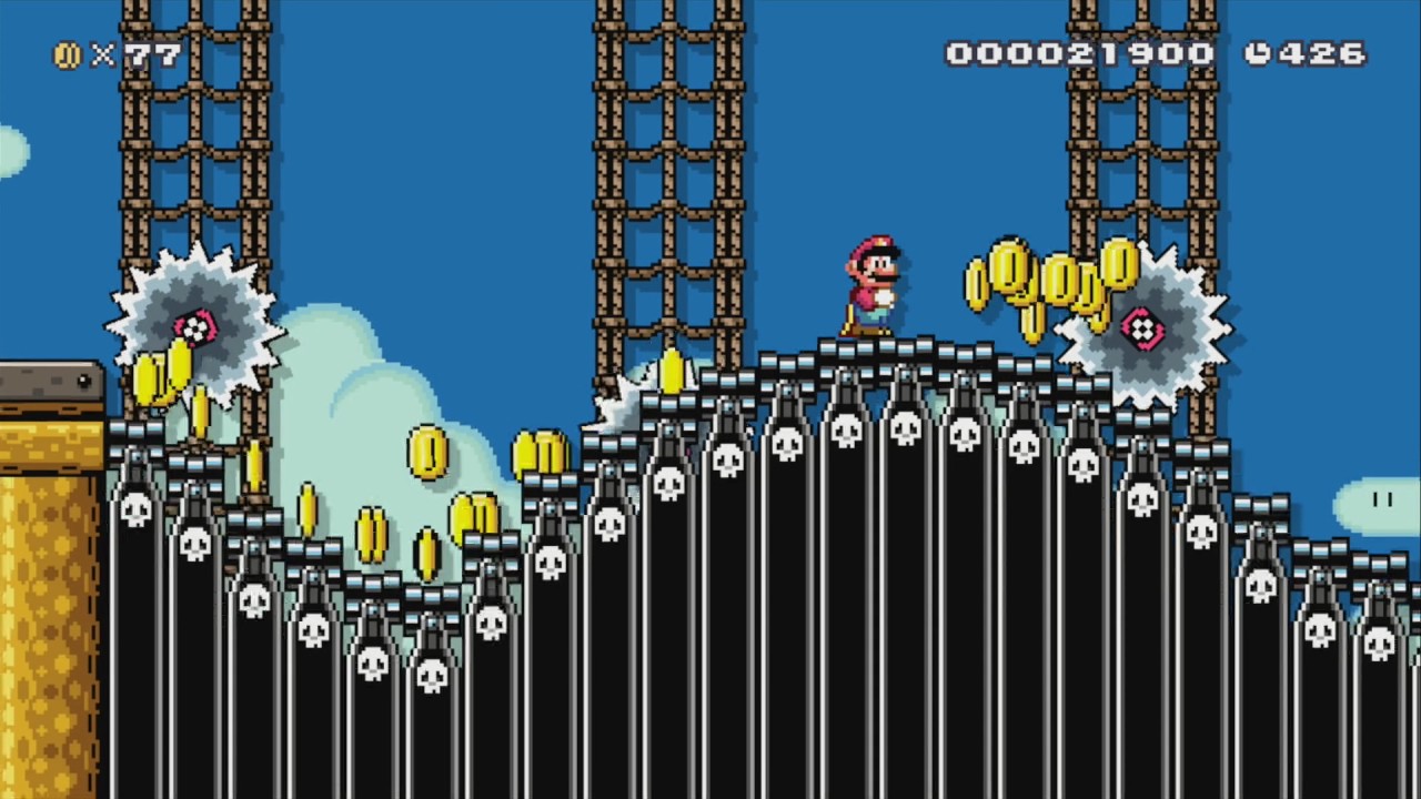 雲海ビッグウェーブ / Big Wave Surfing!! by ふるくし ~ SUPER MARIO MAKER ~ NO COMMENTARY 1AR