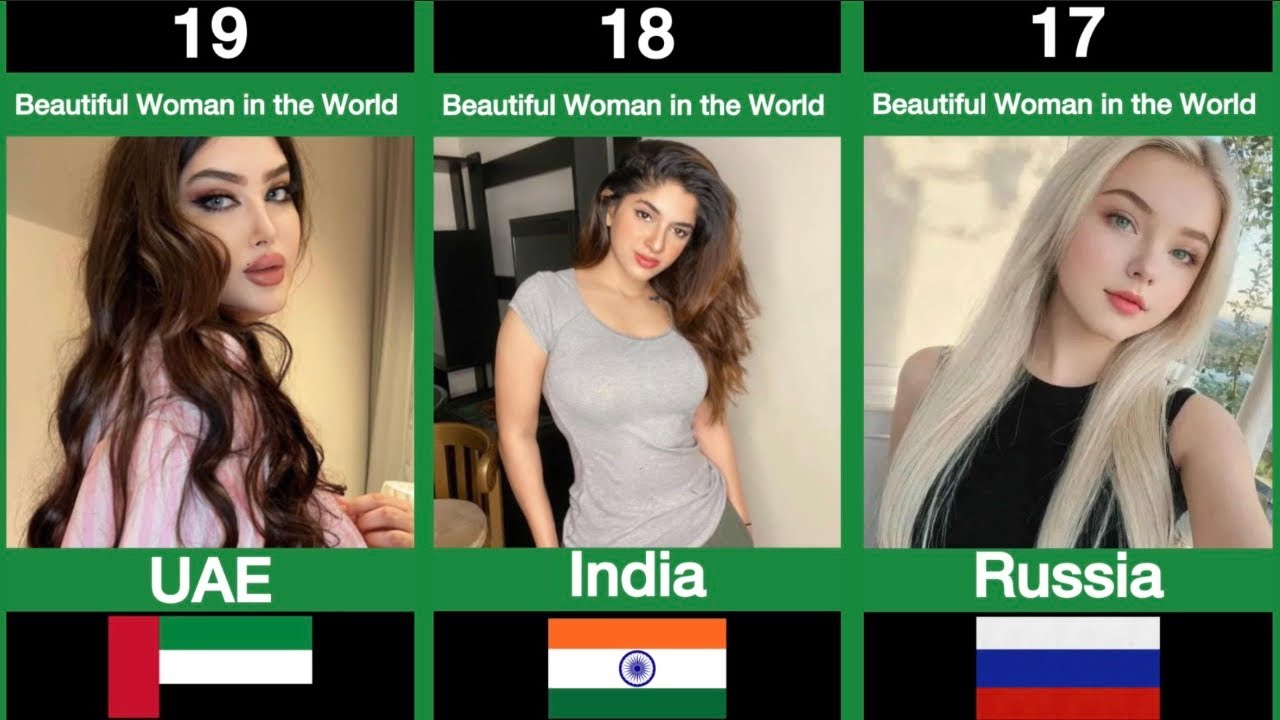 Top 50 Countries with the Most Beautiful Women in the World 2026 | World Rank Hub | 
