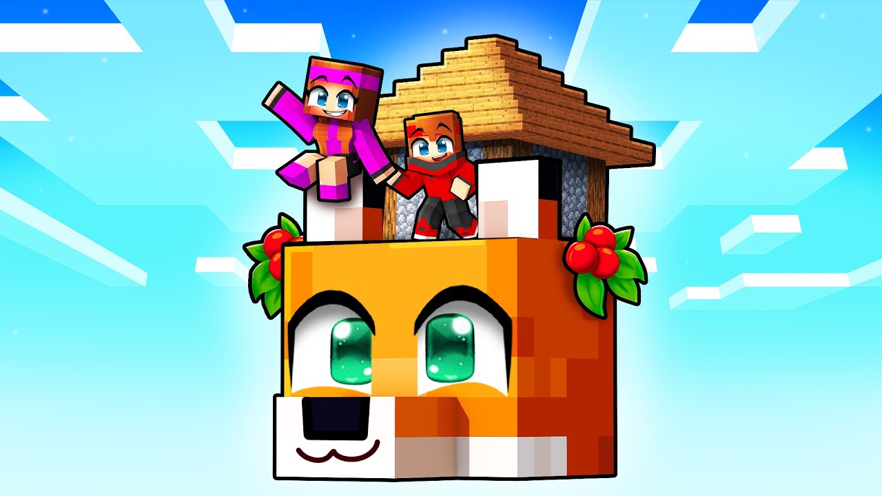 Construire une Maison sur un Renard dans Minecraft !