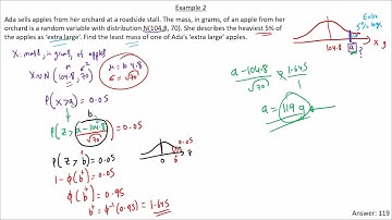 Grade 13 [S1]: The Normal Distribution (part 5) - video 1