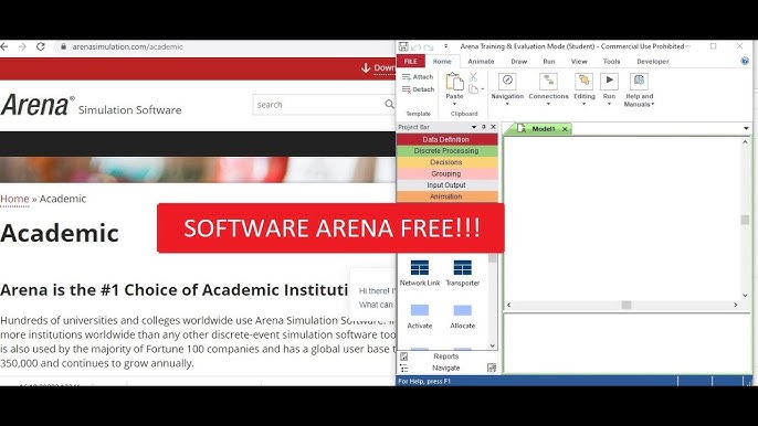 how to install Arena simulation software 