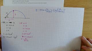 Year 2 Mechanics - 6.4 Projectiles - Example 11