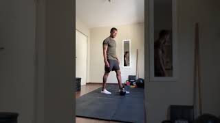 Split Stance One Leg Romanian Deadlift