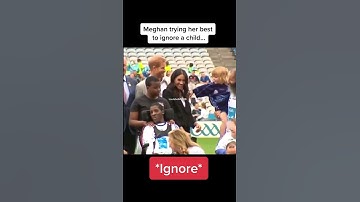 She ignored her until Harry acknowledged #shorts #harryandmeghan