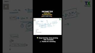 Salary Income Tax - House Rent Allowance (HRA) Exemption Sec 10(13A) | AY 2025-26 |TaxXplain #Shorts