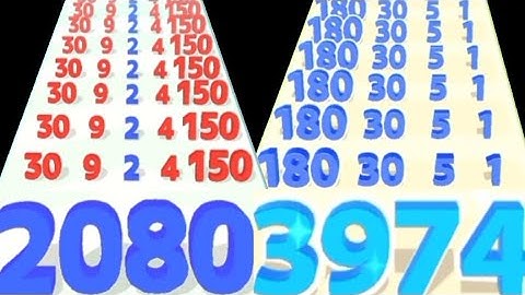 Break High Score in - Number Run Vs Number Merge