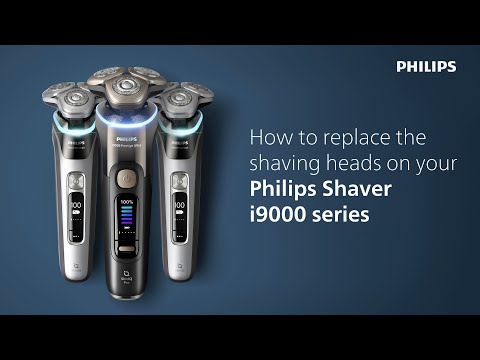 How to replace the shaving heads? I9000 series - YouTube
