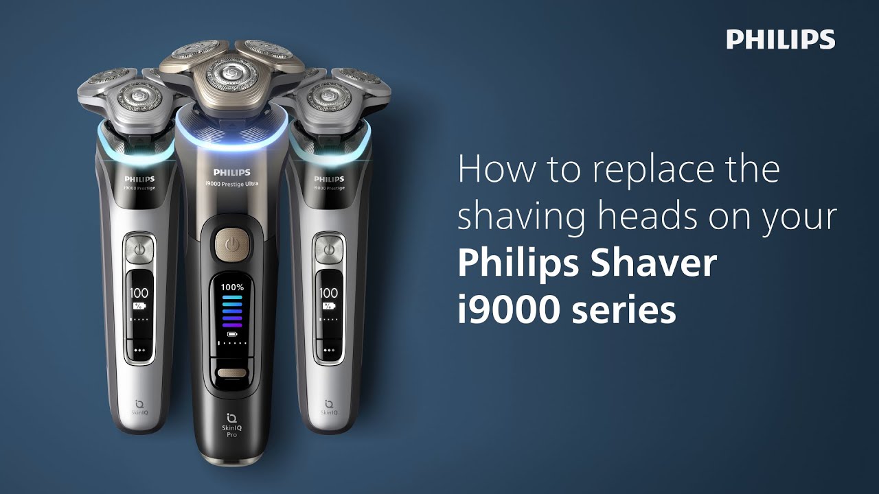 How to replace the shaving heads? I9000 series