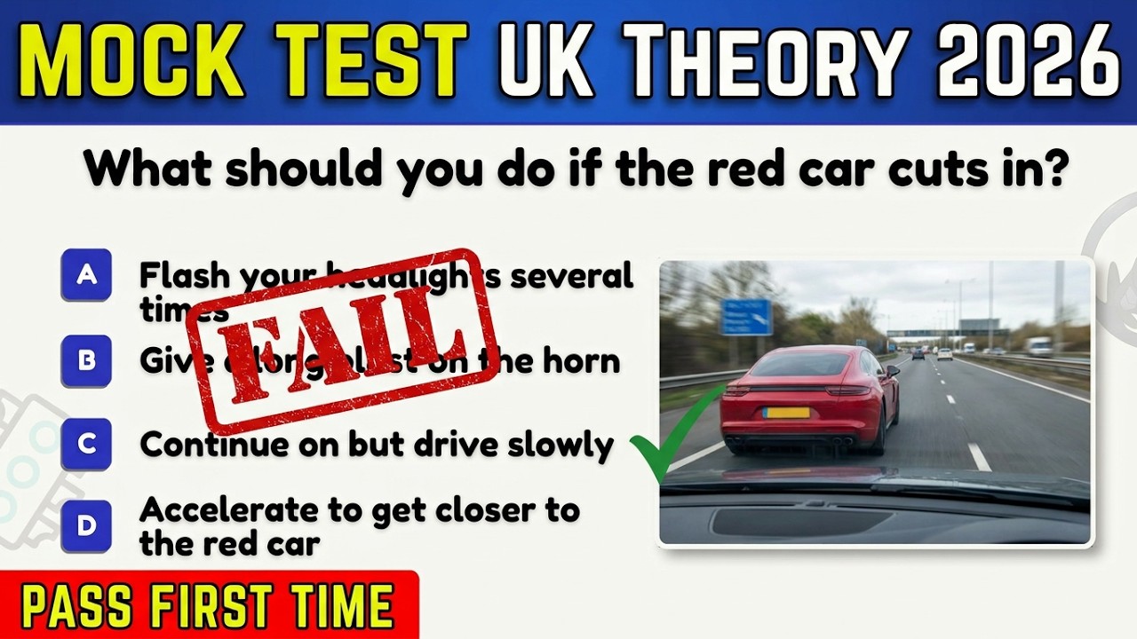 Theory Test 2026 UK | Latest UK Driving Theory Test Revision | Pass ...