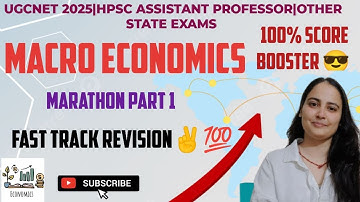 COMPLETE MACRO ECONOMICS|FASTREVISION|UGCNET ECONOMICS|HPSCASST.PROF.#ugcneteconomics#microeconomics