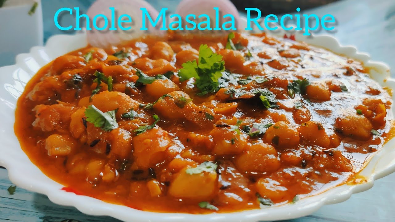 Chole Masala RecipePressure Cooker choleQuick Chole Masala in CookerEasy chole recipe YouTube