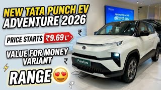 शानदार ev 😍 , Tata punch ev adventure 2026 , value for money varient, complete review . White colour