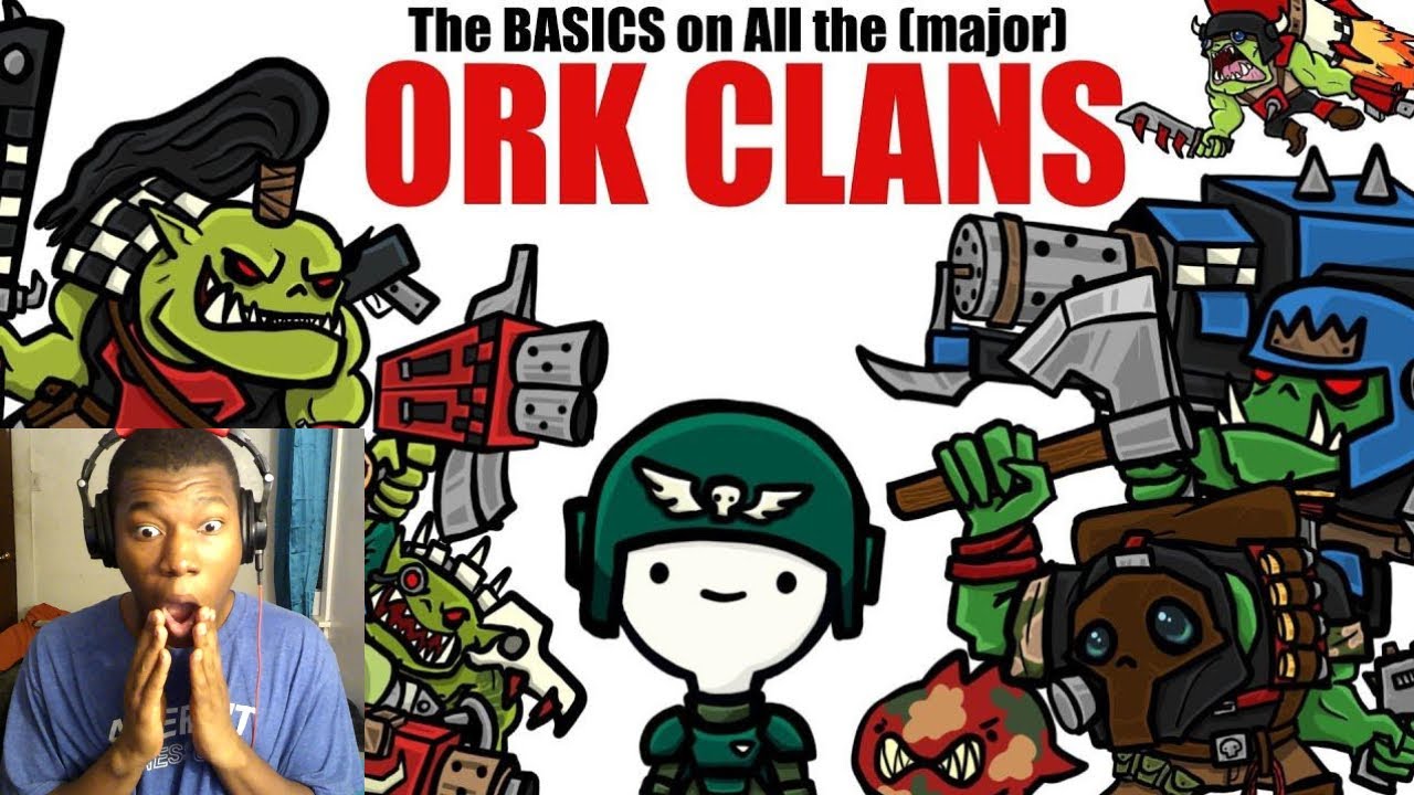 EVERY Ork Clan (at least the major ones pls don't yell at me) | Warhammer 40k Lore REACTION