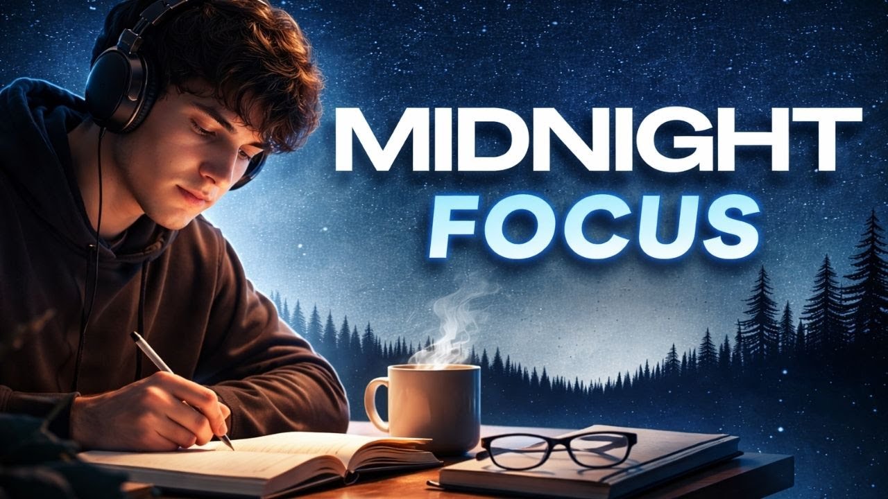 Midnight Focus 🌙 Deep Focus Music for Study, Work & Coding | No Lyrics, Ambient Night Vibes