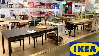 IKEA KITCHEN DINING TABLES ARMCHAIRS CHAIRS FURNITURE SHOP WITH ME SHOPPING STORE WALK THROUGH