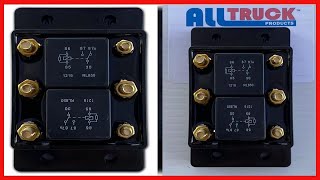 Relay for Tarp or Winch Motor, Snow Plow, Lift - Forward Reverse Relay Module Six Terminal 12VDC 80