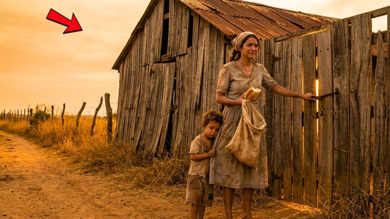 Viúva fica SEM COMIDA com o filho… até que encontra um CELEIRO esquecido… e abre sem saber…