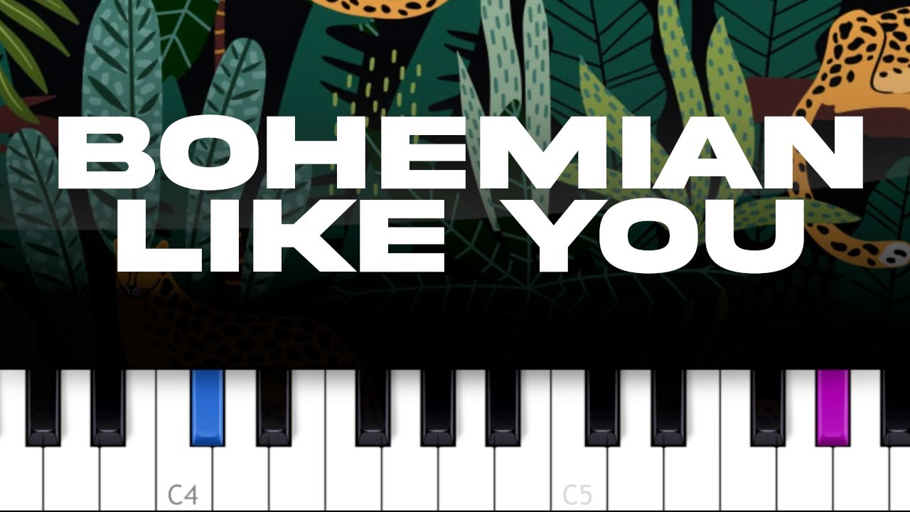 The Dandy Warhols - Bohemian Like You (piano tutorial) - YouTube