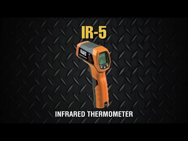  Klein Tools IR10 Infrared Thermometer, Digital Thermometer Gun  with Dual Targeting Laser, 20:1 : Industrial & Scientific